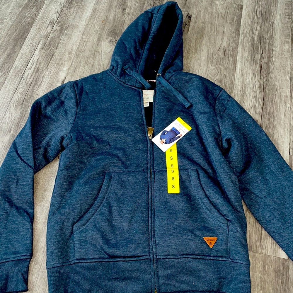 Blue weatherproof jacket small